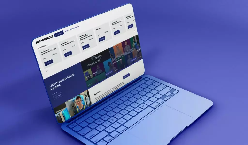 Vesuvius GmbH attracts new candidates through a modern careers website.